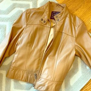 Real Leather Moto Jacket